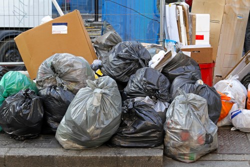 Bulk waste being removed in Parsons Green