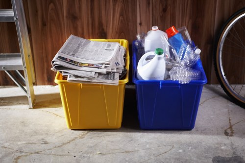 Professionals handling furniture clearance in a Parsons Green home