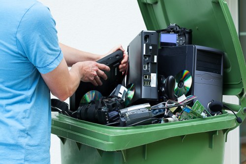 Eco-friendly office clearance practices with recycling