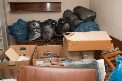 Homeowner enjoying cleared loft space